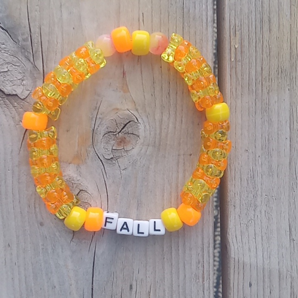 Handmade themed bracelet.